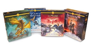 Front cover_The Heroes of Olympus Books 1-4 CD Audiobook Bundle