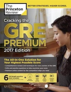 Front cover_Cracking The Gre Premium Edition With 6 Practice Tests, 2017