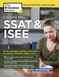 Front cover_Cracking The Ssat & Isee, 2017 Edition