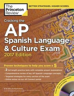 Couverture_Cracking The Ap Spanish Language & Culture Exam With Audio Cd, 2017 Edition