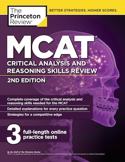 Front cover_Mcat Critical Analysis And Reasoning Skills Review, 2nd Edition