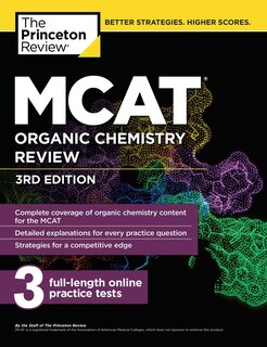 Couverture_Mcat Organic Chemistry Review, 3rd Edition