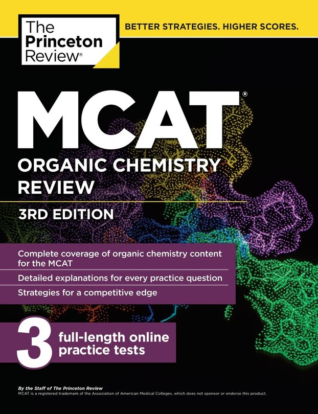 Couverture_Mcat Organic Chemistry Review, 3rd Edition