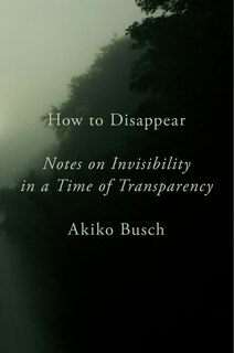 Front cover_How To Disappear