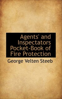 Front cover_Agents' and Inspectators Pocket-Book of Fire Protection