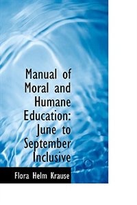 Couverture_Manual of Moral and Humane Education