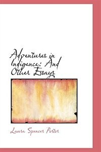 Front cover_Adventures in Indigence