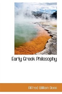 Front cover_Early Greek Philosophy