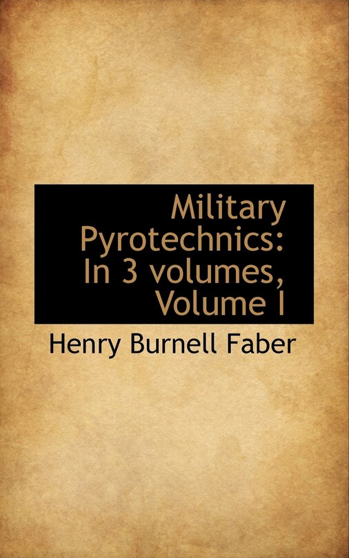 Couverture_Military Pyrotechnics