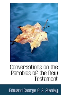 Front cover_Conversations on the Parables of the New Testament