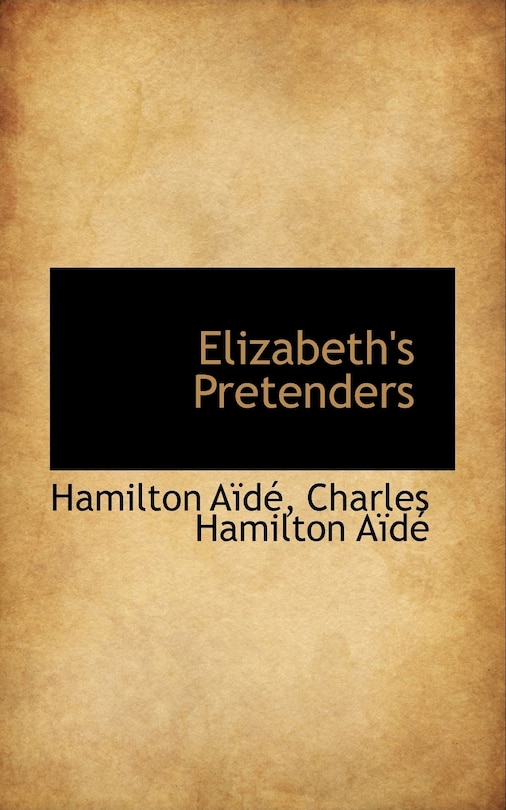 Front cover_Elizabeth's Pretenders