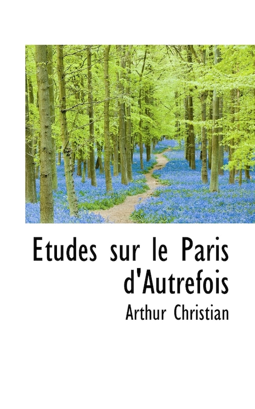 Couverture_Etudes sur le Paris d'Autrefois