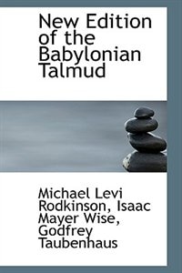 New Edition of the Babylonian Talmud