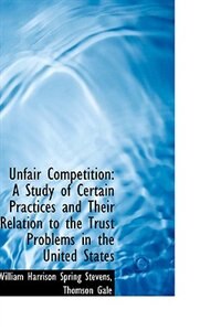 Front cover_Unfair Competition