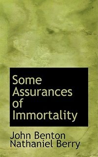 Couverture_Some Assurances of Immortality