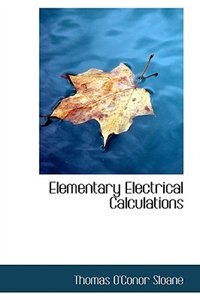 Couverture_Elementary Electrical Calculations