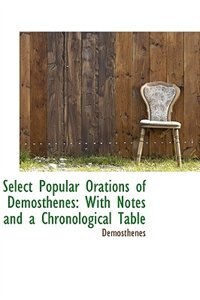 Front cover_Select Popular Orations of Demosthenes
