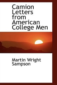 Front cover_Camion Letters from American College Men