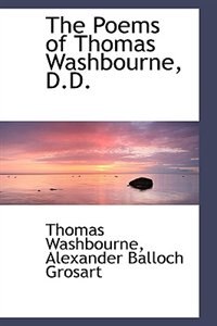 Front cover_The Poems of Thomas Washbourne, D.D.
