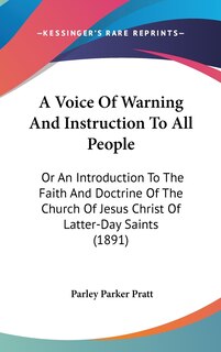 Front cover_A Voice Of Warning And Instruction To All People