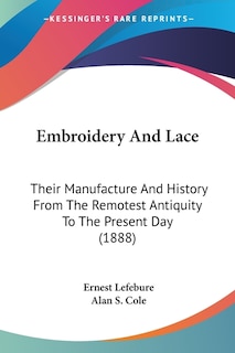 Couverture_Embroidery And Lace