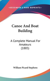 Couverture_Canoe And Boat Building
