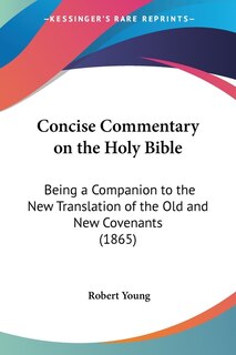 Couverture_Concise Commentary on the Holy Bible