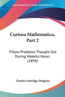 Couverture_Curiosa Mathematica, Part 2