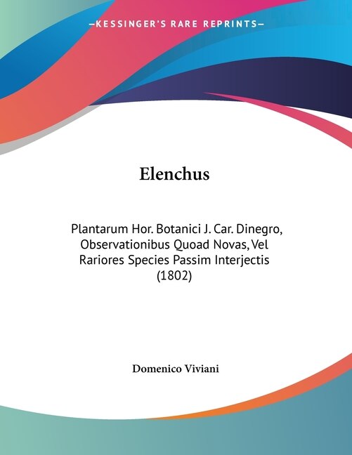 Front cover_Elenchus