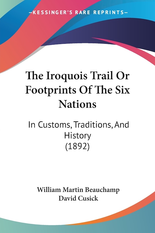 Couverture_The Iroquois Trail Or Footprints Of The Six Nations