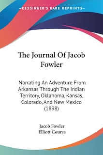 Couverture_The Journal Of Jacob Fowler