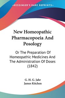 Front cover_New Homeopathic Pharmacopoeia And Posology