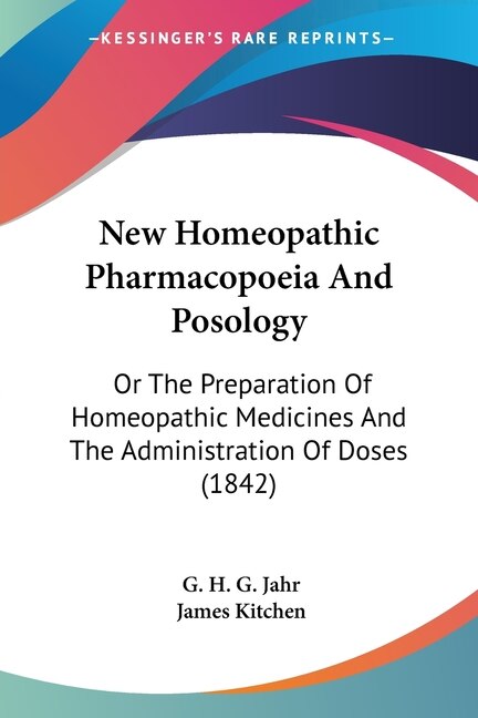 Front cover_New Homeopathic Pharmacopoeia And Posology