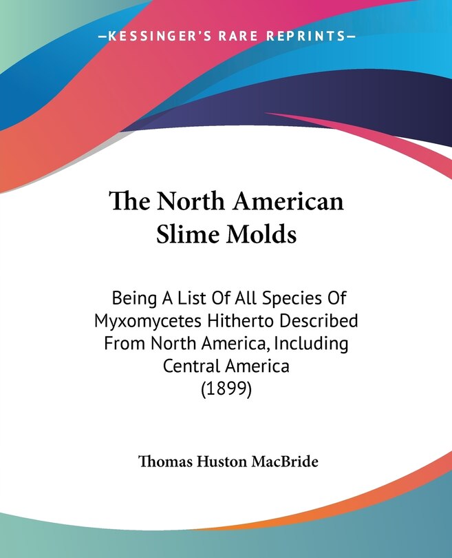 Couverture_The North American Slime Molds