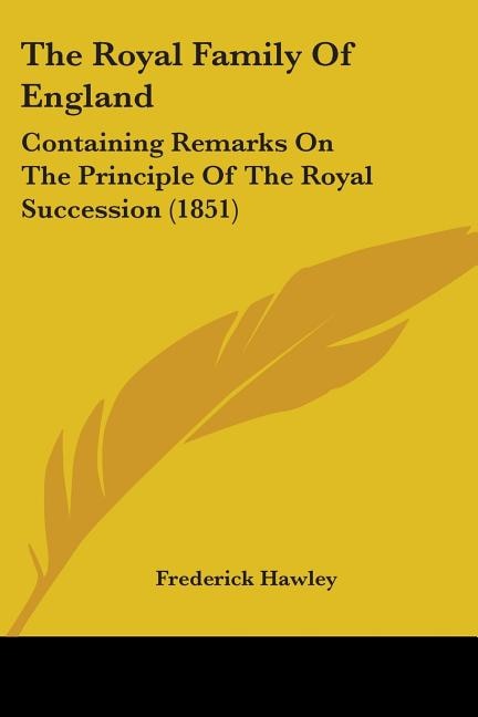 Front cover_The Royal Family Of England
