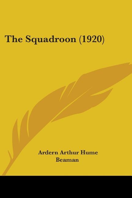 Front cover_The Squadroon (1920)