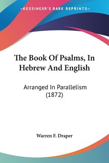 Couverture_The Book Of Psalms, In Hebrew And English