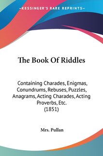 Front cover_The Book Of Riddles