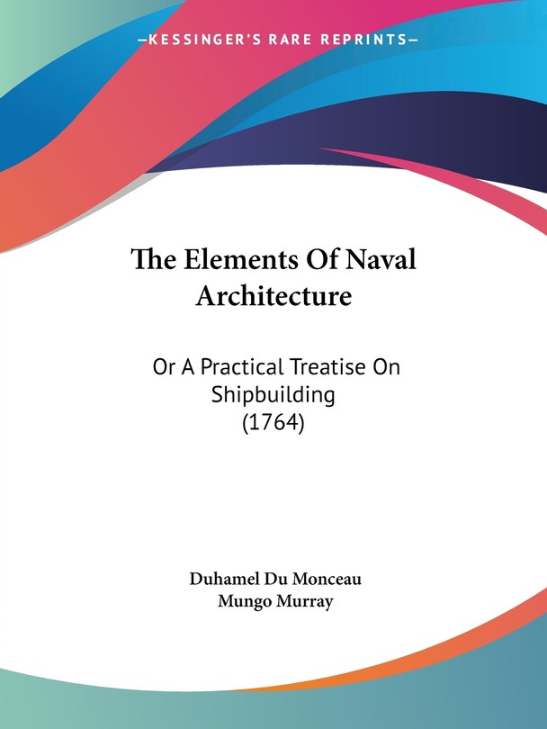 Front cover_The Elements Of Naval Architecture