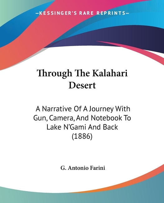 Couverture_Through The Kalahari Desert