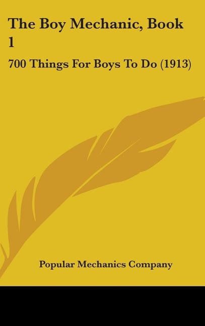 Front cover_The Boy Mechanic, Book 1