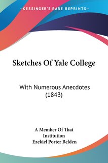 Couverture_Sketches Of Yale College