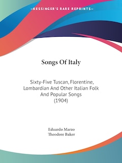 Couverture_Songs Of Italy