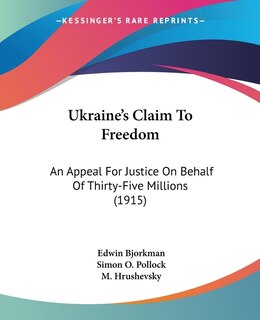 Front cover_Ukraine's Claim To Freedom