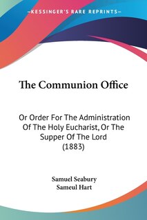 Front cover_The Communion Office
