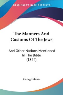 Couverture_The Manners And Customs Of The Jews