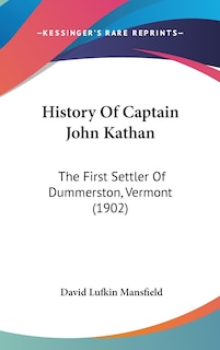 Front cover_History Of Captain John Kathan