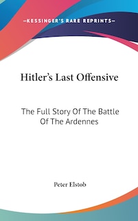 Front cover_Hitler's Last Offensive