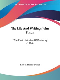 Front cover_The Life And Writings John Filson