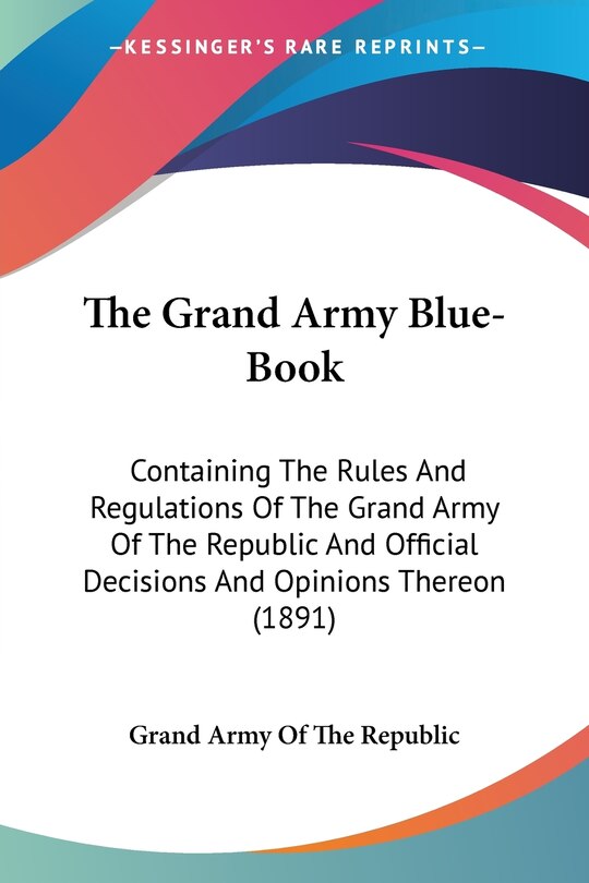 Front cover_The Grand Army Blue-Book